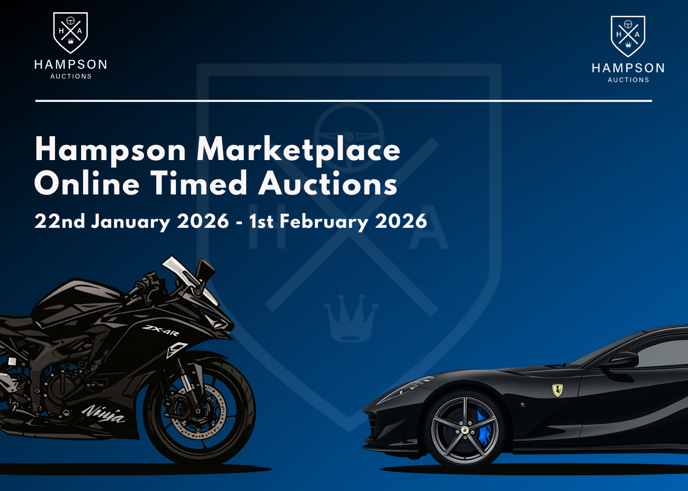 Hampson Marketplace timed auction 22nd January - 1st February 2026